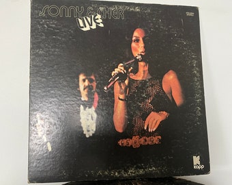 Sonny and Cher - "Sonny & Cher Live" Vinyl Record