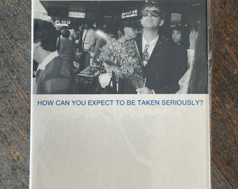 Pet Shop Boys - "How Can You Expect To Be Taken Seriously?" Cassette Tape, Single, Blue Cassette