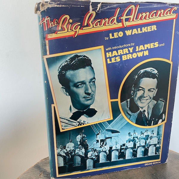 The Big Band Almanac - Leo Walker - Hardcover Book, 1978