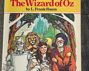 The Wizard of Oz - Illustrated Classics - L. Frank Baum - Softcover Book - 1977