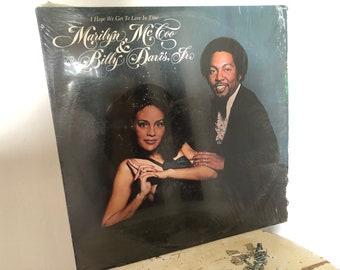 Marilyn McCoo & Billy Davis, Jr. - "I Hope We Get To Love In Time" vinyl record