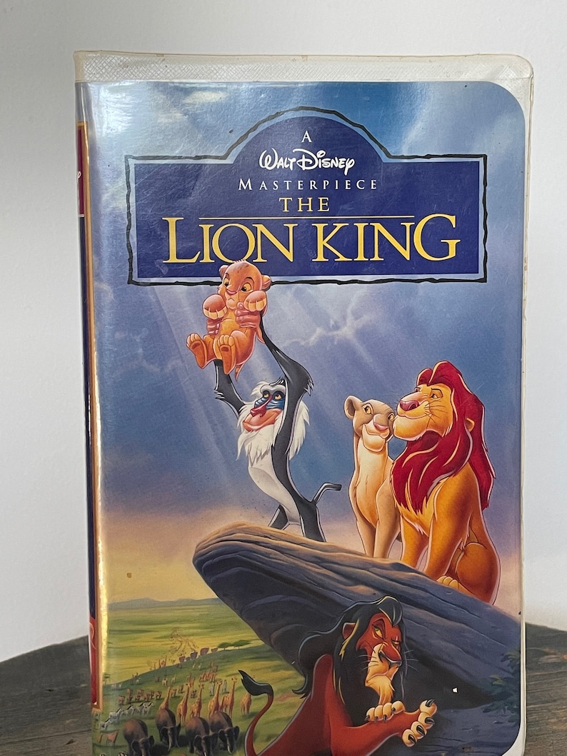 Walt Disney's the Lion King VHS | Etsy