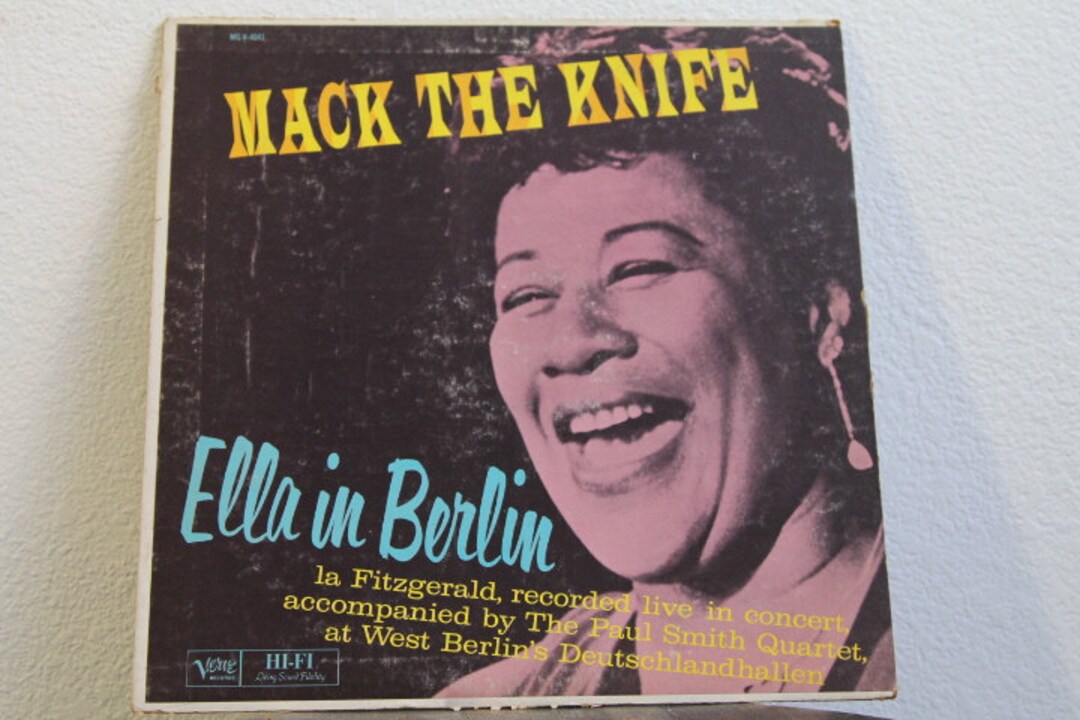 Ella Fitzgerald mack the Knife Ella in Berlin - Etsy