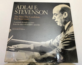 SEALED - Adlai Stevenson - "The Man, The Candidate, The Statesman" vinyl record