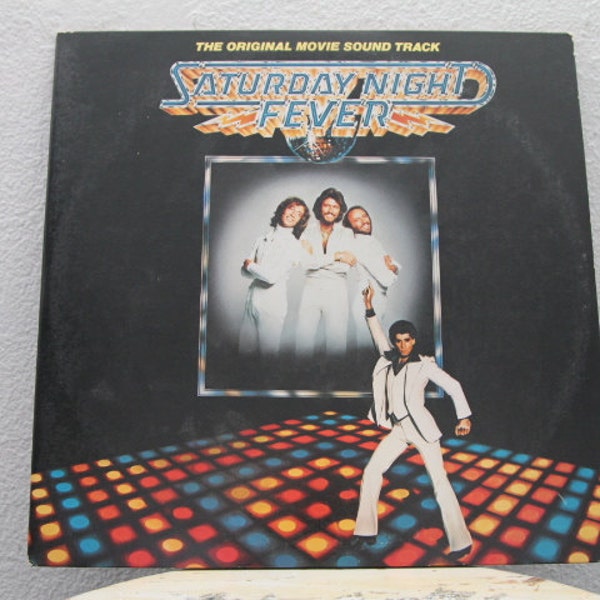 Saturday Night Fever Soundtrack vinyl records, 2 LPs