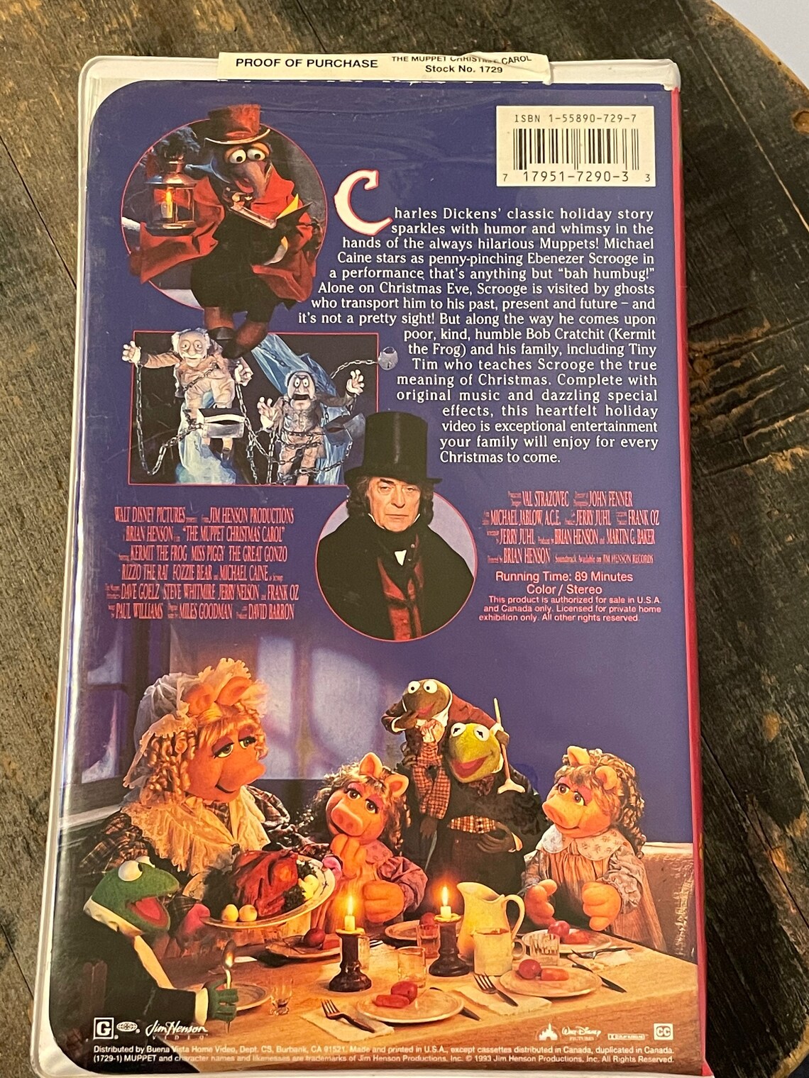 Muppet Christmas Carol Vhs 