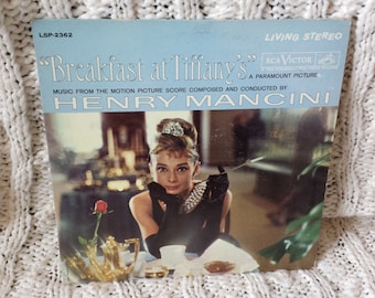 Breakfast at Tiffany's Original Motion Picture Soundtrack vinyl record