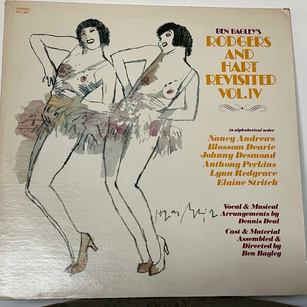 Ben Bagley's Rodgers And Hart Revisited Volume IV - vinyl record