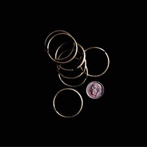 Large Split Ring, Bronze Key Ring ,antique bronze Finish, 30 mm large bronze split ring, key ring, 20 pieces 19-25-B