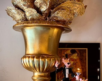 Urna de concha de ostra ~ Escultura en oro