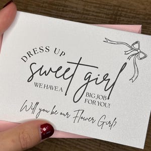 Will You Be our flower girl flower dude boy girl man our My Groomsman Card Best Man Card Groomsmen Cards sweet girl