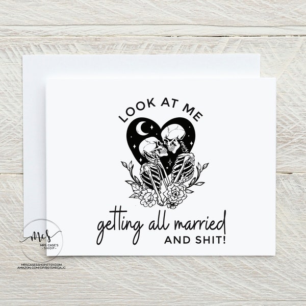 look at me skeleton bridesmaid proposal cards til death do us part maid of honor best woman card skeleton halloween spooky 10132