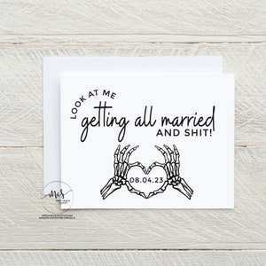 skull bridesmaid proposal cards til death do us part maid of honor best woman card skeleton halloween spooky 10024
