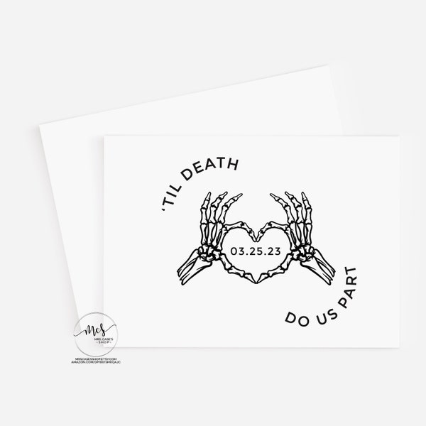 Til Death Do Us Part Url Card Til Death Do Us Part - Etsy