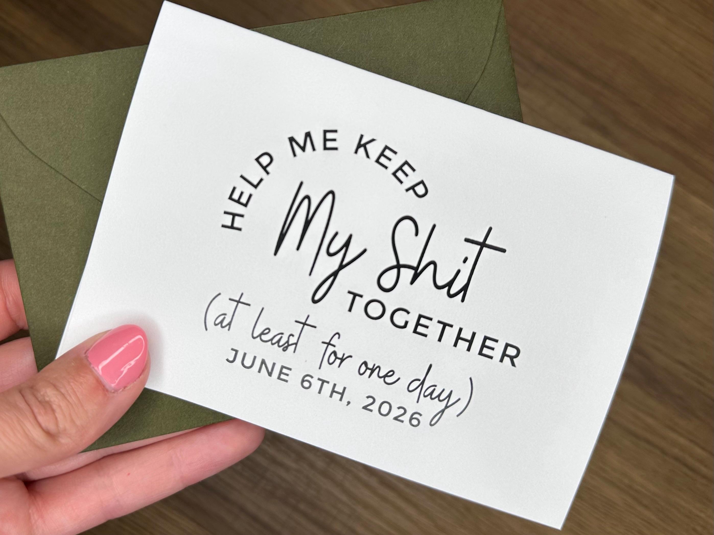 Personalized ‘Will You Be’ Keepsake Card