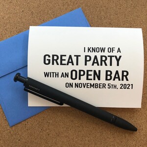 Will You Be My Wedding VIP Groomsman Card Best Man Card Groomsmen Cards {Style 11} A1 Size open bar