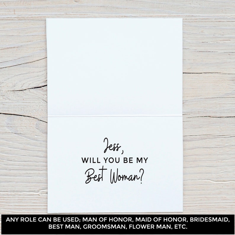 Help Me Best Woman Proposal Card Keep My Shit Together Maid of - Etsy