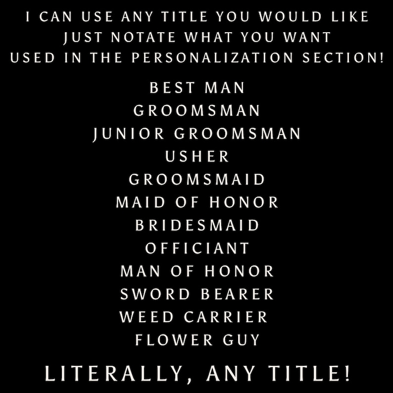 Groomsmen proposal card funny groomsman invite Will You Be My Best Man Card Man of Honor Bridesman Bridal party Bridesmaid Cards A1 Size image 8