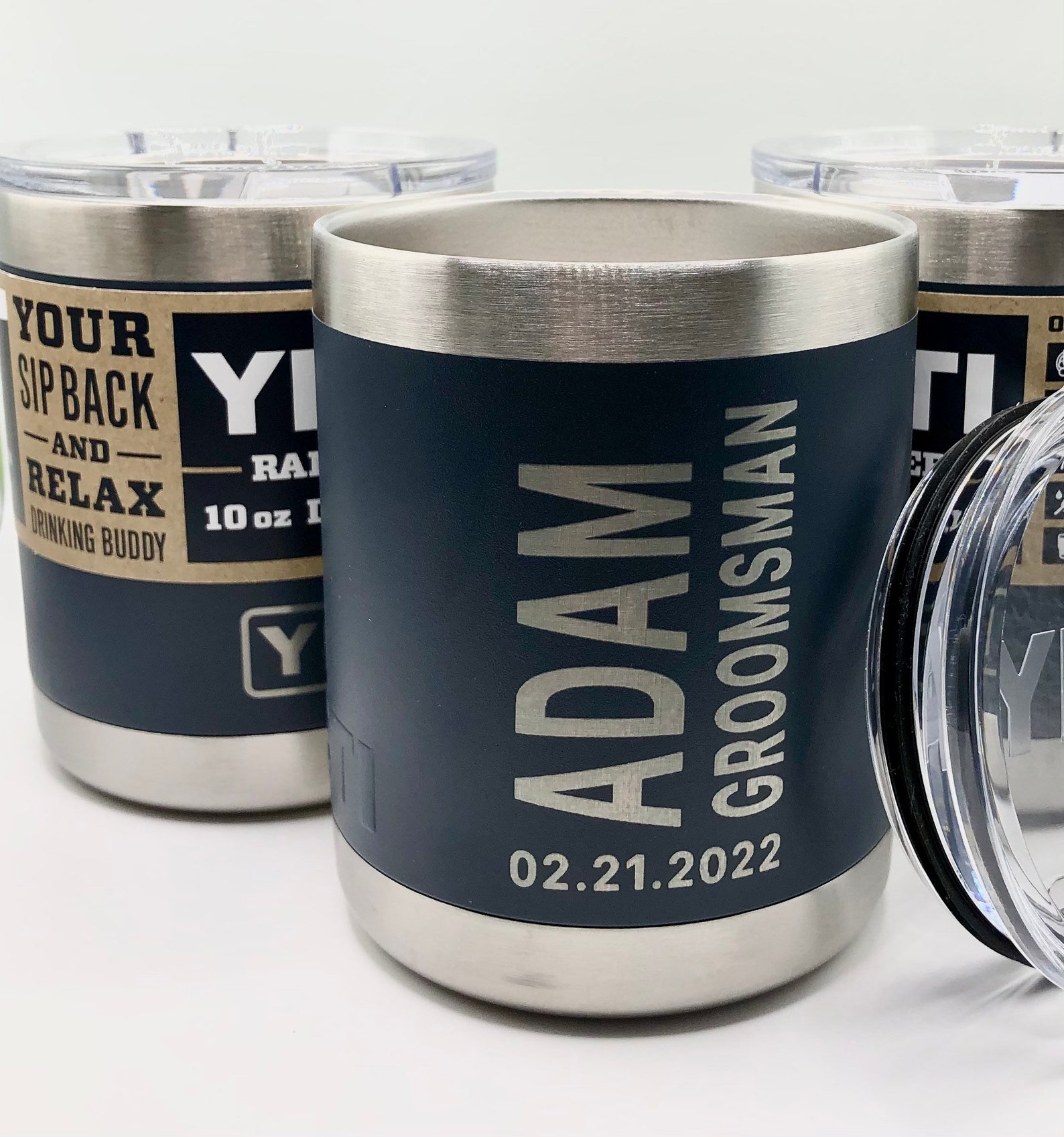 Groomsman Engraved Yeti Tumbler 10oz Gift lowball Best Man Be Etsy