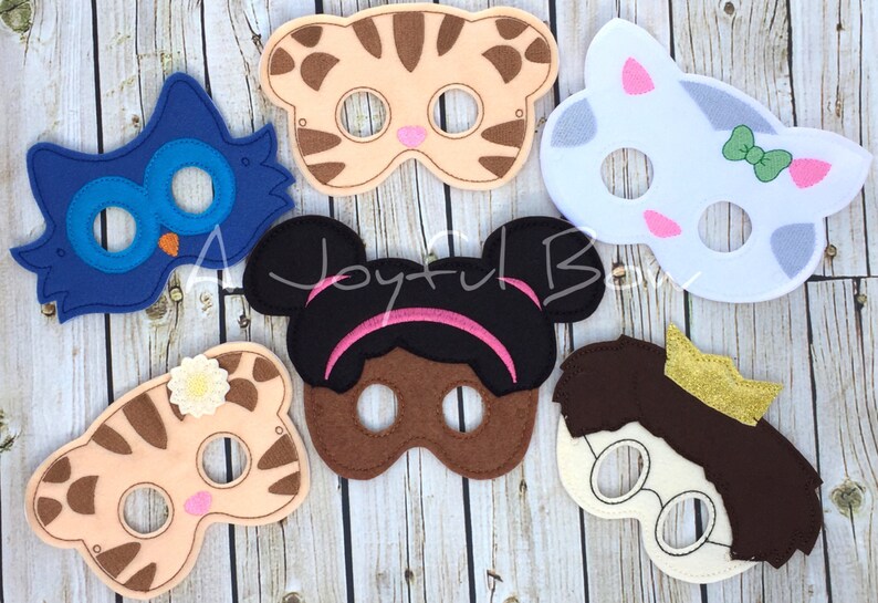 Games and More Party Supplies Halloween Costumes Lion King Inspired Masks Set of 9 Forest Friends Felt Animal Masks for Birthdays Premium Quality Party Favors for Kids Gifts