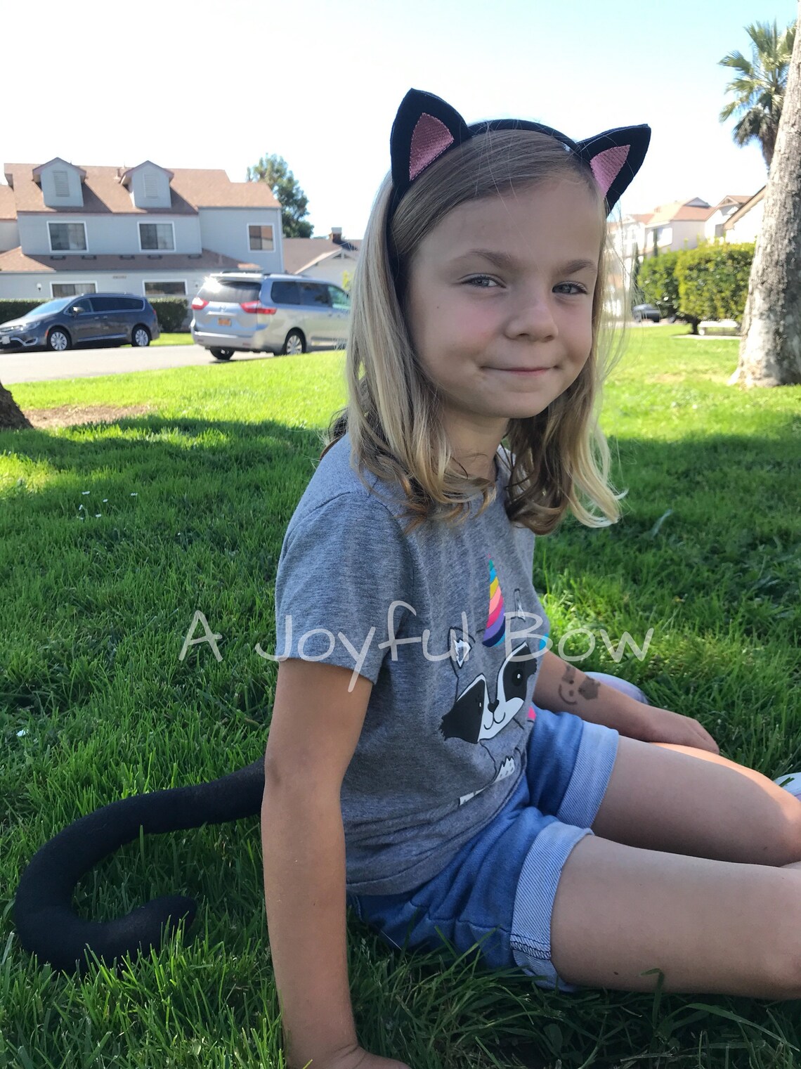 Cat Ear and Tail Costume Set Cat Costume Kitten Costume Cat Etsy