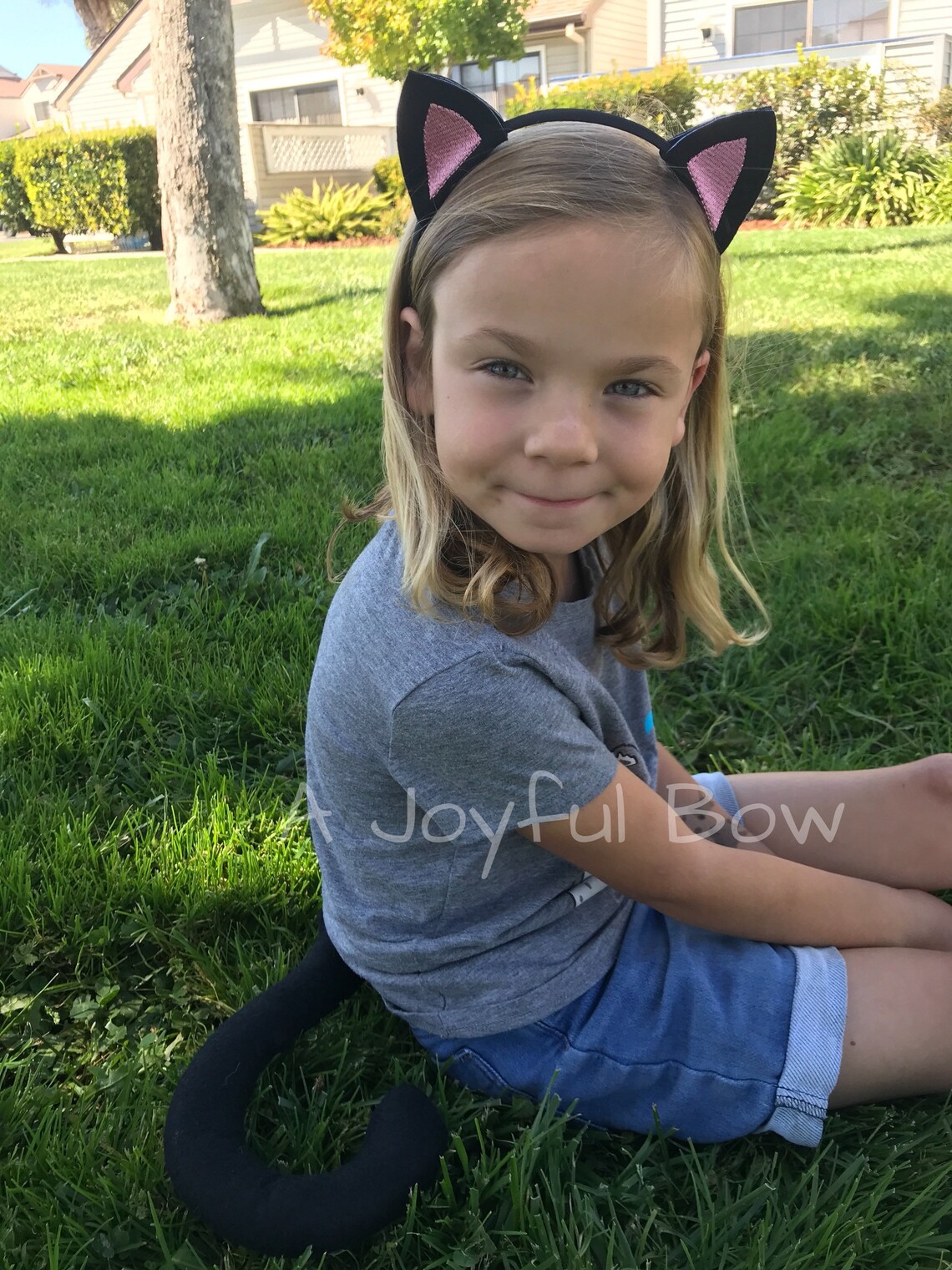 Cat Ear and Tail Costume Set Cat Costume Kitten Costume Cat Etsy