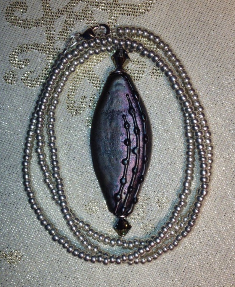 Gunmetal Necklace Etsy