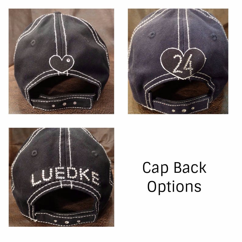 I Love Baseball distressed ball cap Baseball Mom Custom Etsy