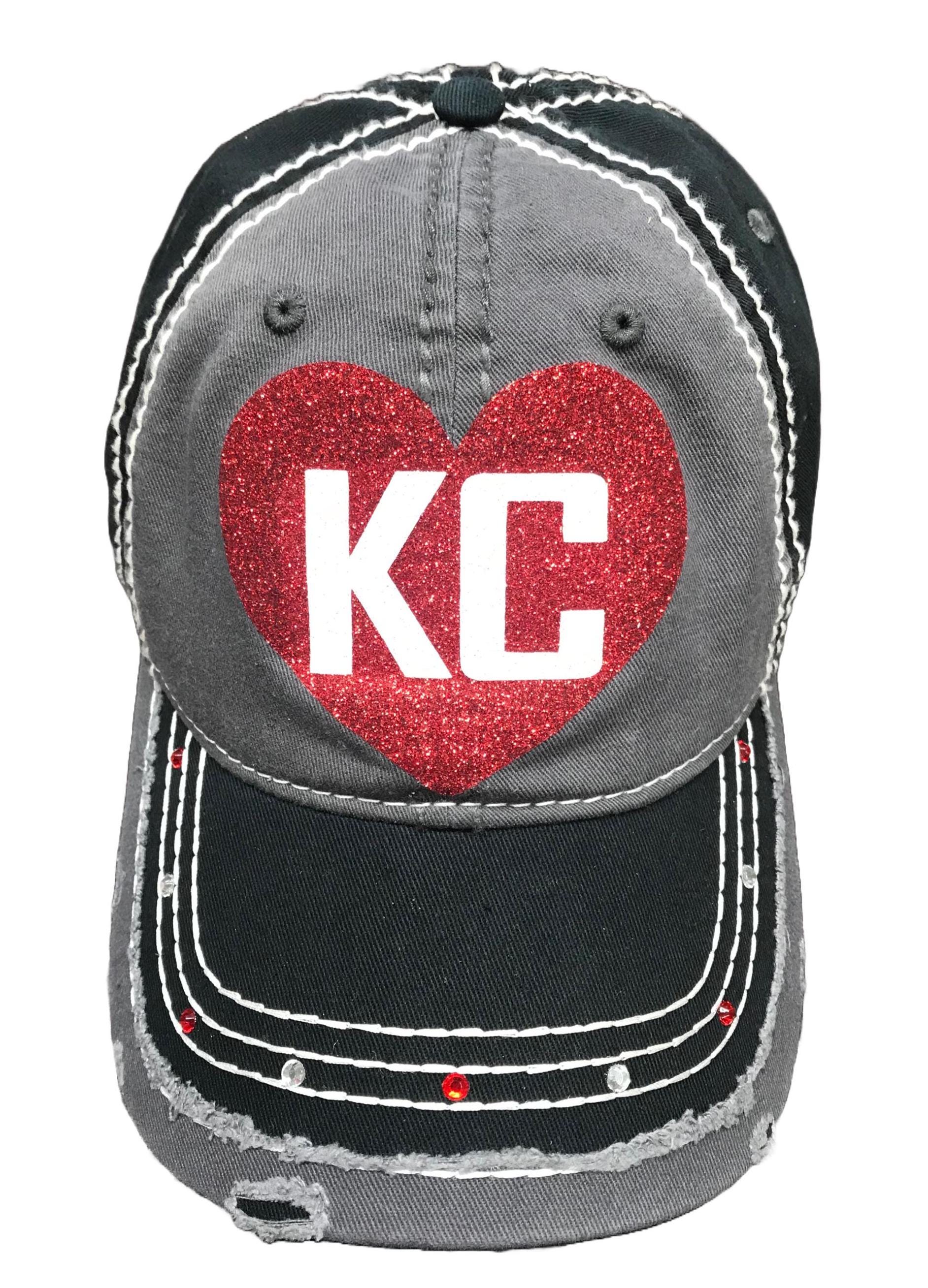 Custom made KC Chiefs Bling Cap Kansas Chiefs Bling Hat - Etsy main image 2