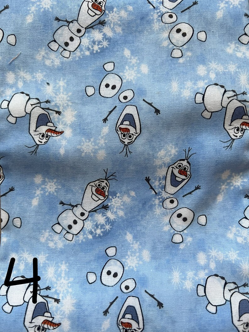 Disney's Frozen Cotton Fabric Anna Elsa Olaf 100 Etsy