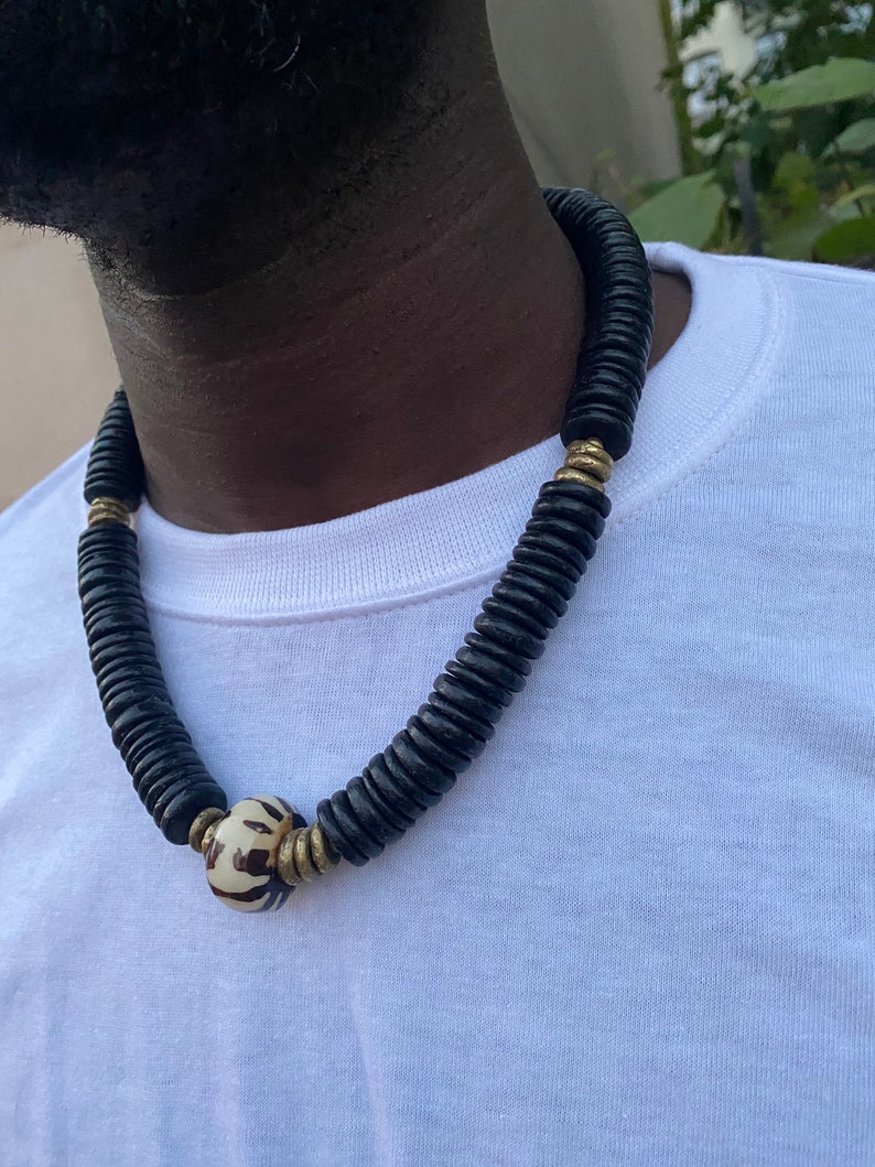 Momadou Necklace Mens Gift Men's African Necklace Mens Etsy