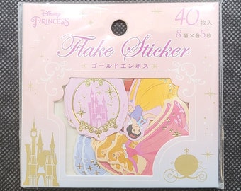 Disney Princess 40 Piece Sticker Flake Set