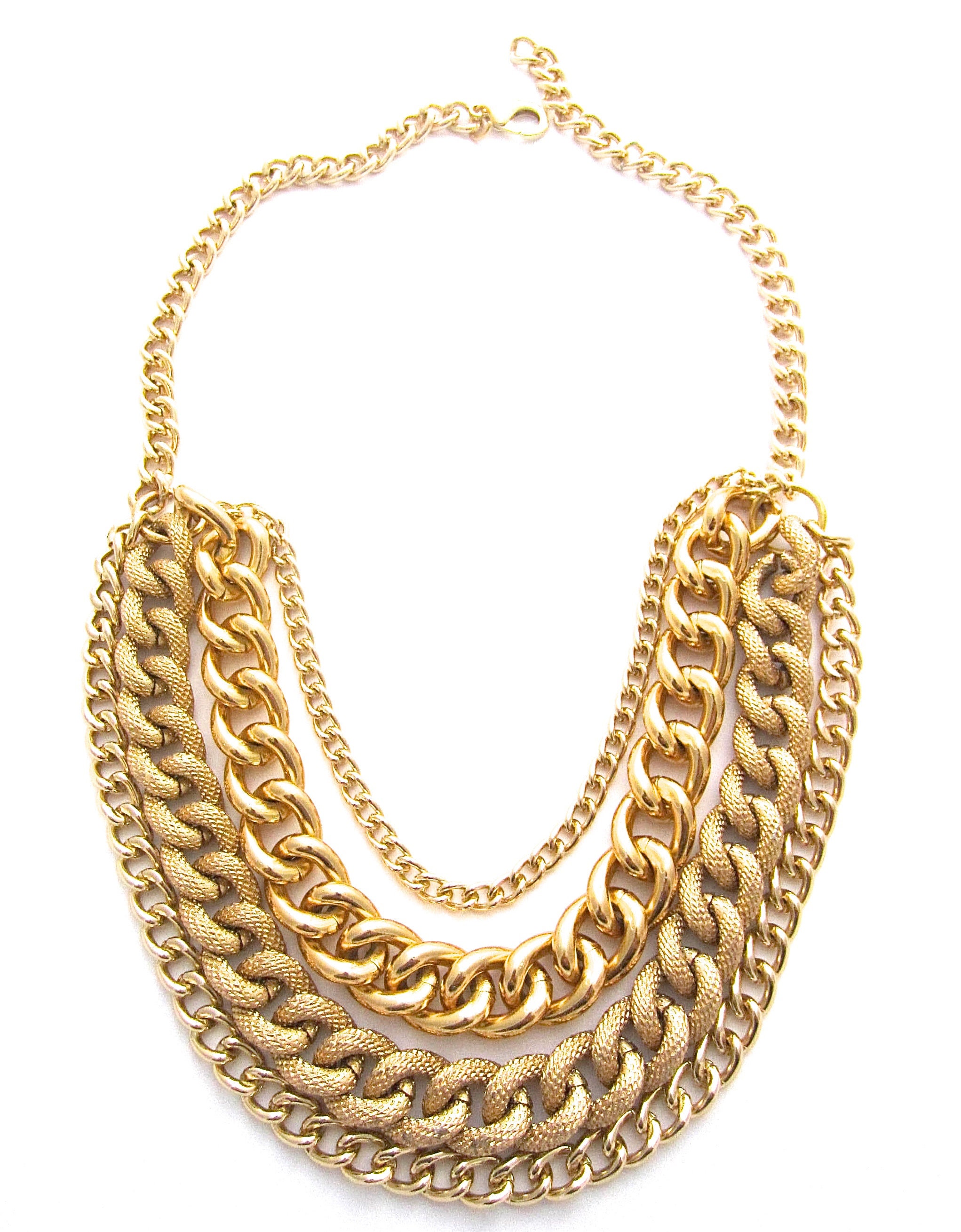 Buy online Chunky Gold Statement Necklace from fashion jewellery for Women  by Youshine for ₹699 at 0% off | 2024 Limeroad.com