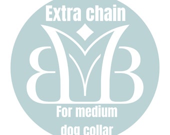 Extra chain for medium collar extension