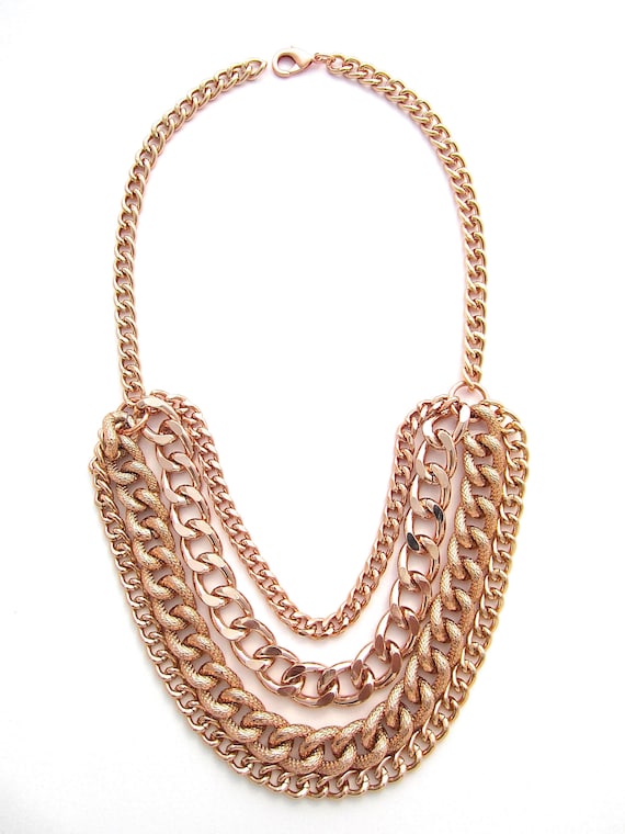 Gold Black Statement Necklace, Braided Hollow Cable Large Bib Choker  Collar, Dress Prom | Fruugo UK