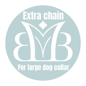 Extra chain for large collar extension