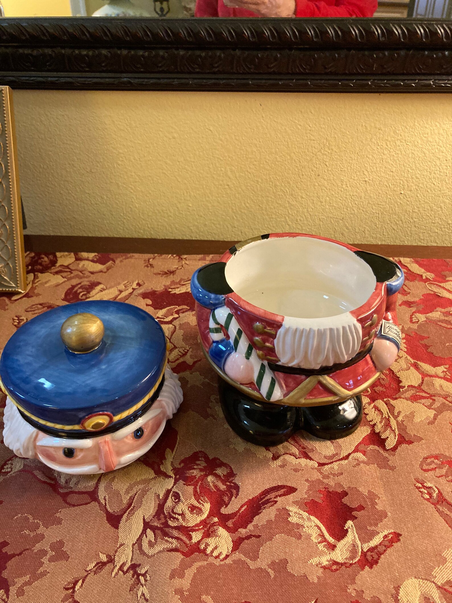 Fitz and Floyd Nutcracker Cookie Jar Etsy