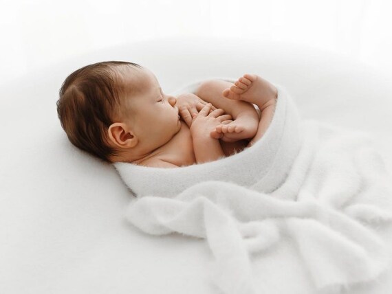 Newborn Photography Prop, Newborn Wrap, Newborn Photography, Soft Stretchy Baby Wrap, Newborn Photo Wrap, Ultimate Cashmere Wraps Snow