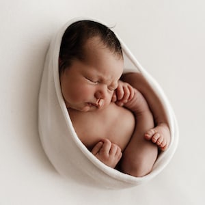 Newborn Photography Prop, Beanbag Drop, Fabric Backdrop, Stretch Blanket Photography, Photo Prop, Newborn Drop, Essential Studio Drop White