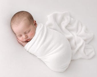 Newborn Stretch Wrap, Baby Photography Prop, Plush Baby Wrap, Newborn Photo Prop, Stretch Fabric Wrap, Dreamy Stretch Wrap