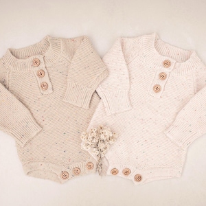 Outfit pasgeboren baby, outfit babyjongen, gebreide outfit pasgeboren baby, babyshower cadeau, Coming Home-outfit, fotografierekwisiet, Oakley gebreide rompertjes