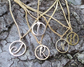 Dainty Initial Necklace