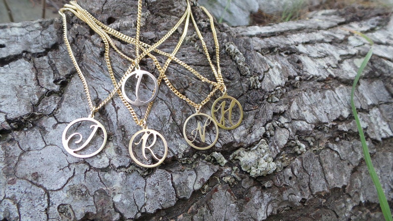 Dainty Initial Necklace