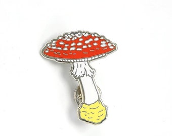 Amanita Mushroom Hard Enamel Pin