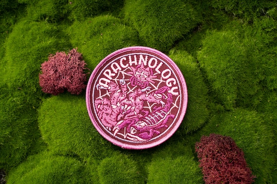 Arachnology Patch: Tarantula, Orb Weaver, Scorpion Embroidery (3.5" Diameter)