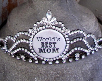 Worlds Best mom tiara