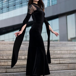 Robe gothique en velours Etsy France