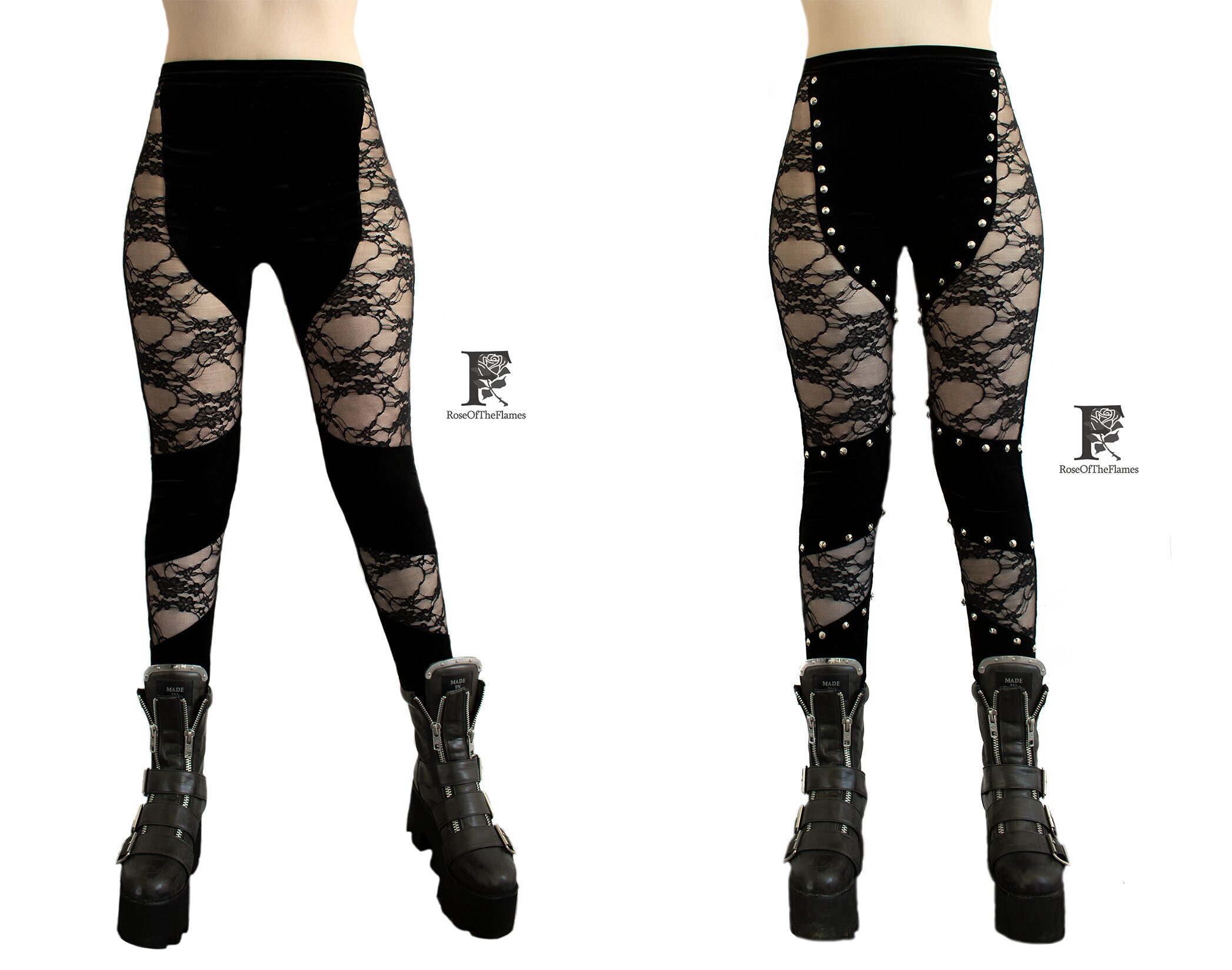 Floral Lace Leggings - Women - Ready-to-Wear