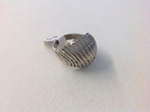 Sterling Silver Ring, Vintage Ring, Ball Ring, Bo… - image 2