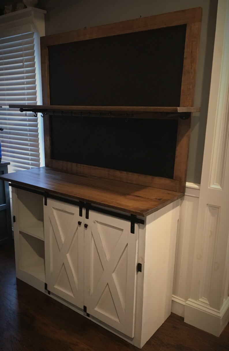 Weston Chalkboard Coffee Bar Buffet FREE SHIPPING | Etsy